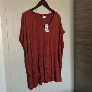 NWT Suzanne Betro Simple collection, XL brunt orange
